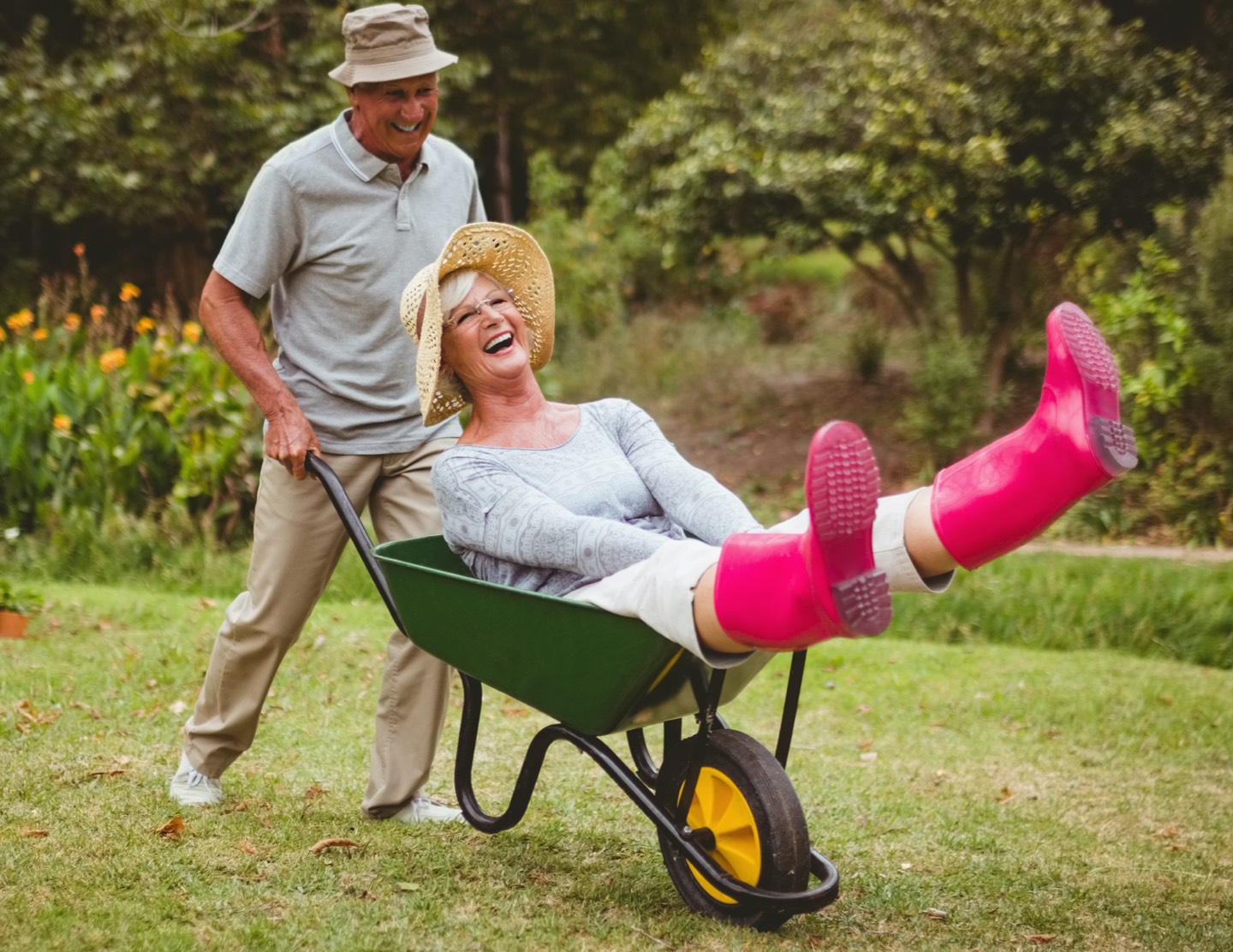 Jardinage pour personne âgée